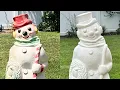 How to restore a Christmas Blowmold Stripping paint
