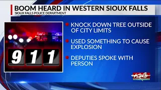 What was that loud boom in Sioux Falls Police explain