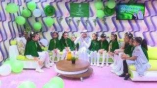 قناة اطفال ومواهب الفضائية فعاليات الاحتفال باليوم الوطني الاحد 