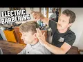 Scissor Haircut in Williams Only Barbershop Electric Barbering Arizona