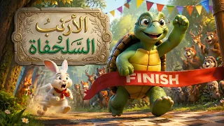 قصة الأرنب والسلحفاة   يحكيها لكم آدم بشكل ممتع للأطفال دندنها