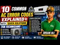 10 Common AC Error Codes Explained with Quick Solutions for Technicians