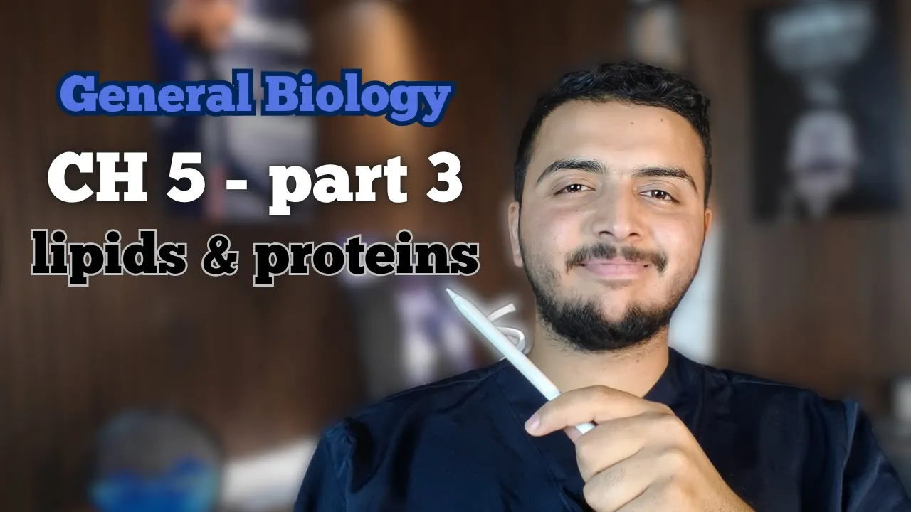 general biology - ch 5 part 3- lipids & proteins