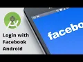 Login with Facebook in Android App get user information