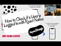 How to Check if a User is Logged In with React Native AsyncStorage ReactNavigation