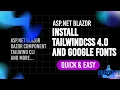 Under 10 mins Configure Tailwindcss 4 Google Fonts