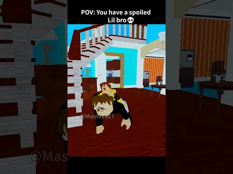 When you have a spoiled Lil bro😭 #roblox #shorts #robloxanimation #usa