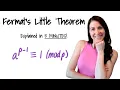 Fermat s Little Theorem - Explained in 5 minutes