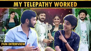 o sathya serial bigg boss season 6 ayesha u0026 actor vishnu super fun interview