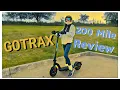 GoTrax Gmax Ultra 200 Mile Review AWESOME BEGINNER ELECTRIC SCOOTER