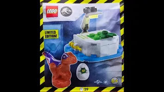 LEGO Instructions | Jurassic World | 122401 | Laboratory with Raptor | Magazine Gift