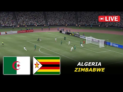 Video Thumbnail: Algeria vs Zimbabwe / International Friendly Match 2025 | Full Match All Goal | PES 21 Game