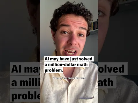 AI may have just solved a million-dollar math problem #maths  #breakingnews #OpenAI #AI