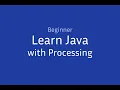 Beginner Java and Processing Mouse and Keyboard Input