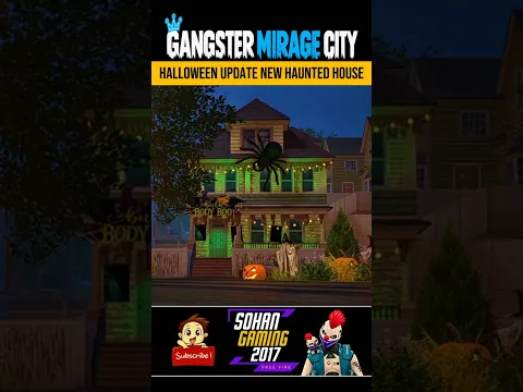 Halloween Update New Haunted House π₯Ά Gangstar Mirage City #shorts