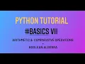 Data Science Learning Python Basics VII Operations Boolean Algebra EKSProject