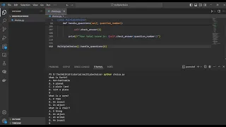 Building a Multiple Choice Quiz in Python Without a Database