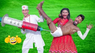 New Funniest Fun Comedy Video 2026 Must Watch Amazing Injection Wala Comedy Video Doctor Video Ep 49