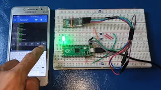 Raspberry Pi Pico and HC-05 Bluetooth Module Code in description