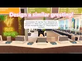 How to design your own cafe greeting ROBLOX