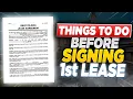 Top 5 best Things tenants can do Before Signing 1st Lease