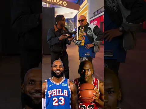 Who's the NBA GOAT⁉️ Bro was wilding 😭 #shorts #nba