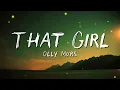 Lagu Olly Murs - That girl (Lyrics) - DJ CHEN remix