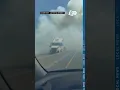 Driver captures brush fires wildfire smoke that closed I-84 in the Columbia River Gorge in Oregon