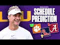 LSU Tigers 2026 Season Schedule Prediction game-by-game