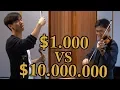 Download Lagu $1000 vs $10,000,000 Violin