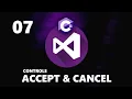 Accept Buttons Cancel Buttons Intro C Visual Studio