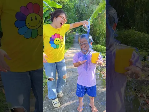 pouring water prank 🫗😄