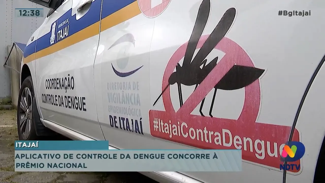 Aplicativo inédito de controle à dengue de Itajaí concorre a prêmio nacional