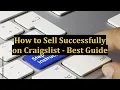 How to Sell Successfully on Craigslist - Best Guide