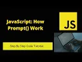 JavaScript How prompt Work