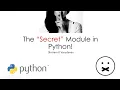 Secrets in Python - A Secret Module you must know