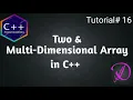 Two and Multi dimensional Array in C with example English Programming With Danish