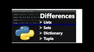 Difference Between List Tuple Set and Dictionary in Python Craw Security