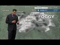 Rain ends today with fog overnight