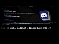 How to make a Discord Selfbot python discord py
