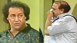 محمد نجم خرج عن النص وخلى حسن مصطفى مش قادر يمسك نفسه من الضحك حد قفلك ازاز النضارة يا حسن 