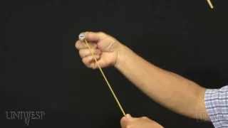 Tema 01 - A Carga Elétrica e o Spin | Experimentos - Eletrização por atrito