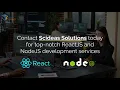 React js Node js Development Services Scideas Solutions