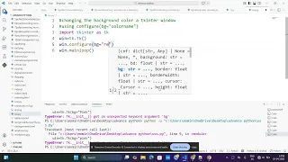Changing the background color of a tkinter window in python-1 Python Tkinter Tutorial