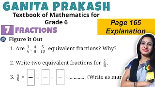 Fractions Chapter 7 Class 6 Maths Ganita Prakash Page 165 Figure it out Explanation