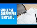 Sublease Agreement Template - How To Fill Sublease Agreement