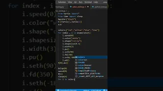 Color circle using python