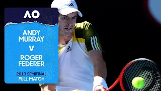 Andy Murray v Roger Federer Full Match | Australian Open 2013 Semifinal