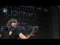 Using the lightboard at the One Button Studio