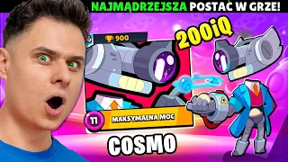Testuję COSMO na Max LVL! Najmądrzejsza Postać w Brawl Stars!